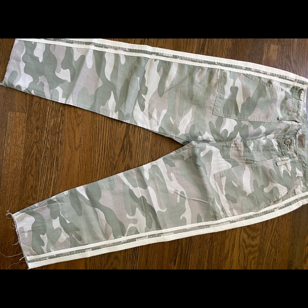 MOTHER Denim Camo Khaki Pant